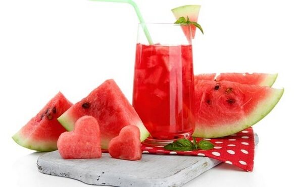 Kilo kaybı için karpuz ve karpuz suyu